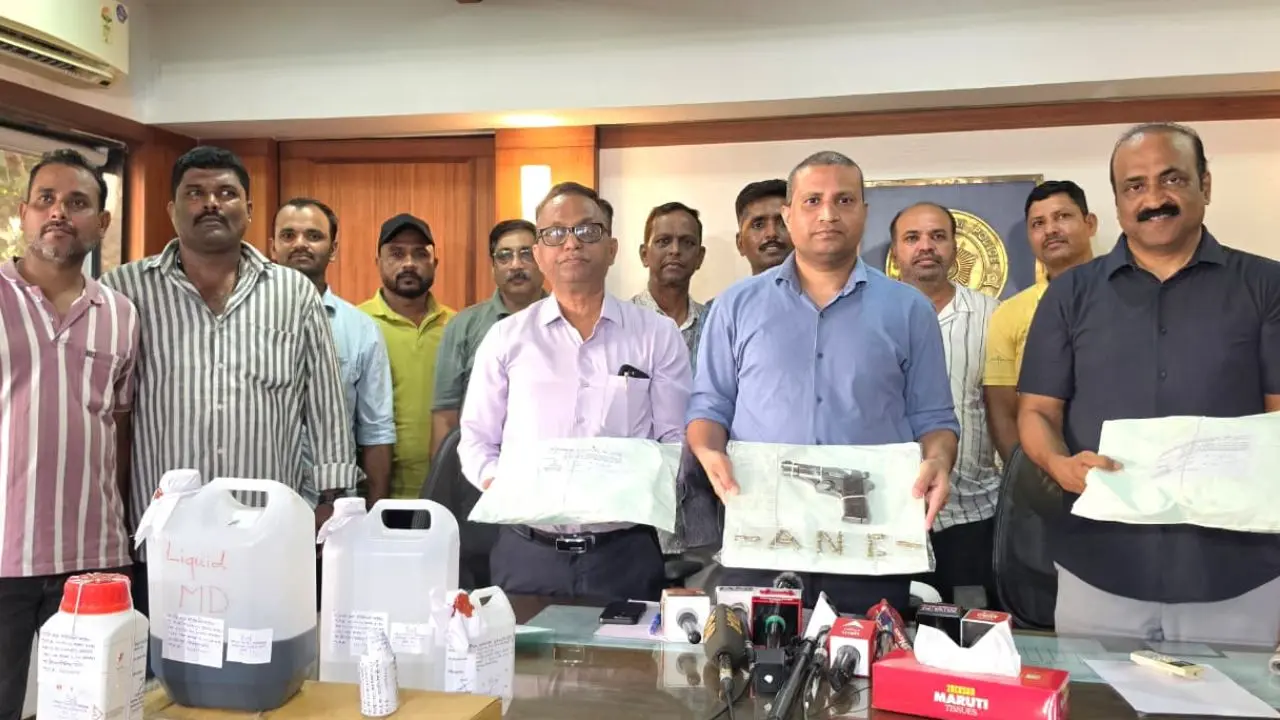 Mumbai Police bust illegal MD drug lab in Agripada (Pic/Special arrangement)